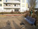 Gartenhaus in Koeln Vingst Nobelstr explodiert   P021